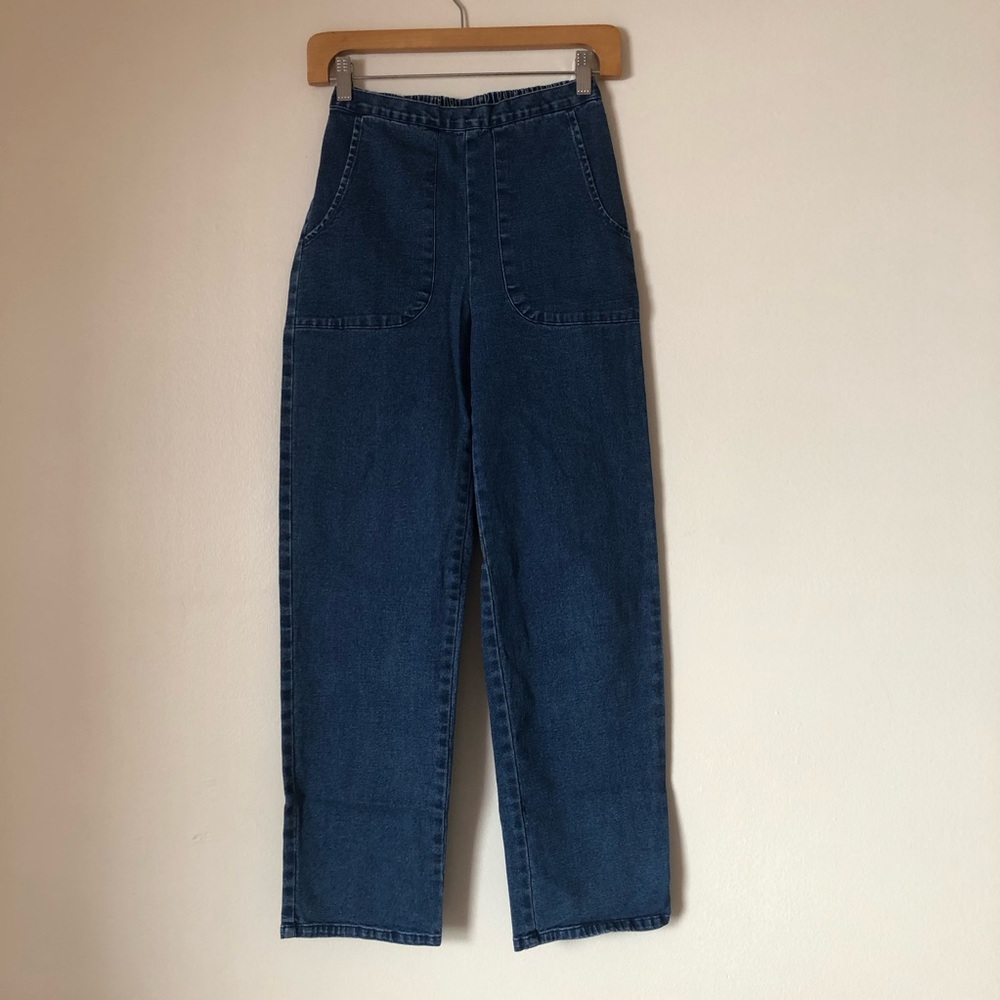 Vintage High Waist Blue Denim - Denim & Co - Picture 5 of 6